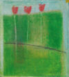 Matty de Vries: zonder titel - 2010, Olieverf op katoen op linnen, 40 x 35 cm